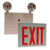 AtLite, Exit Emergency Combo, XLCNY8-8RBK WHITE